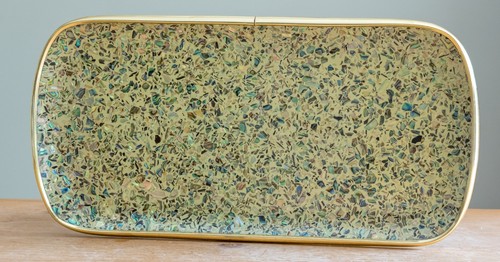 Vintage 1960 mcm terrazzo - vintage,