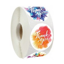 Thank you roll sticker - thank, packing