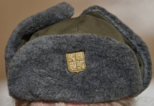 Czech army military ushanka - army,