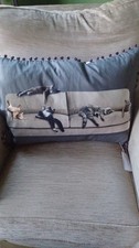 Cats On Sofa Cushion  Bnwt