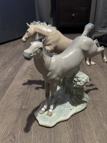 Lladro nao horses jumping - lladro,