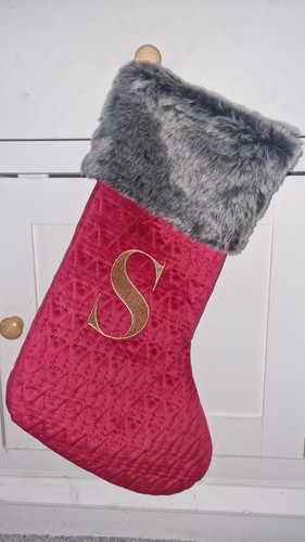 Matalan red christmas stocking - matalan,