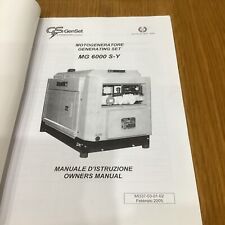 Genset Generator MG 6000 S-Y Owners Manual 