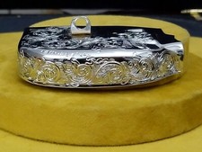 VESPA T5 SELECTOR BOX TOP CHROMED CUSTOM HAND ENGRAVED