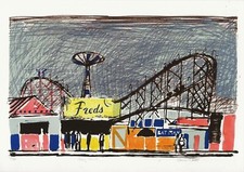 Postcard Edwin La Dell "Coney