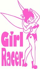 Girl Racer Tinkerbell Car