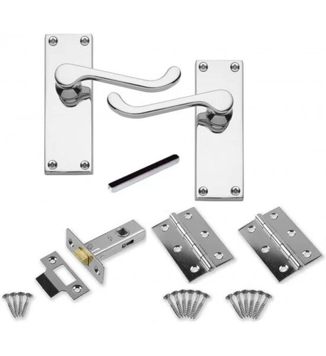 Victorian scroll latch door - latch,