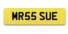 MR55 SUE - private number plates for sale uk 