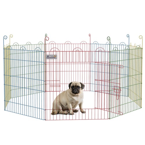 Pawhut pet playpen dog - pawhut, puppy