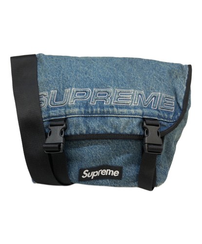 Supreme denim messenger bag - denim,