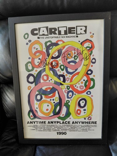 Carter usm signed poster - signed,
