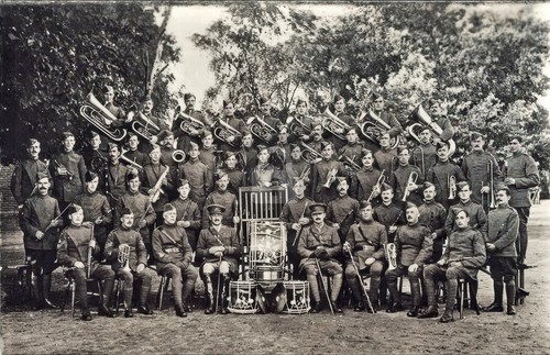 Ww1 rfc band bandsmen - band,