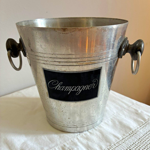 Silver metal champagne ice - champagne,