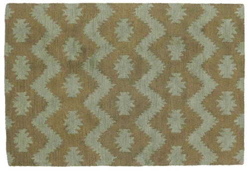 Handcrafted wool rug - wool, 120x180
