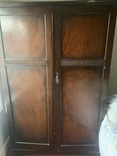 Edwardian Gentleman's Compactum Wardrobe In Walnut 1906 The VALET