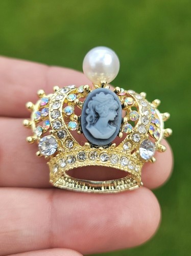 Jubilee crown brooch - , vintage