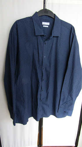 Red herring blue polka - blue, pin