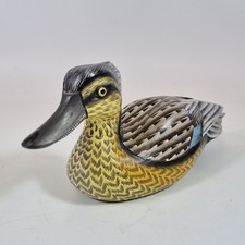 Vintage Painted Carved Wooden