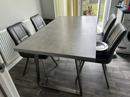 Dining table 4 chairs - dining,