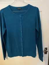 Bon Marche Aqua/teal Cardigan 14 Autumn Wardrobe Casual Wear