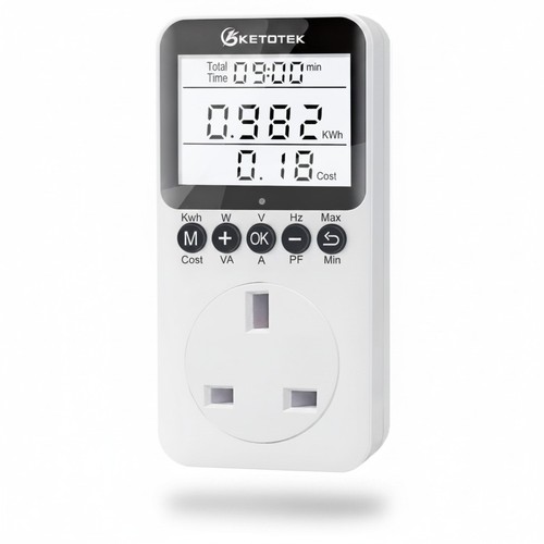 Electric power meter plug - power, with