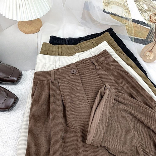Womens corduroy pants high - womens,
