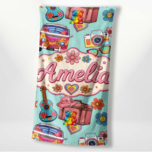 Personalised name beach - personalised, bath
