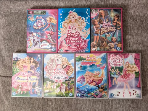 Barbie dvd movies bundle - x, 7