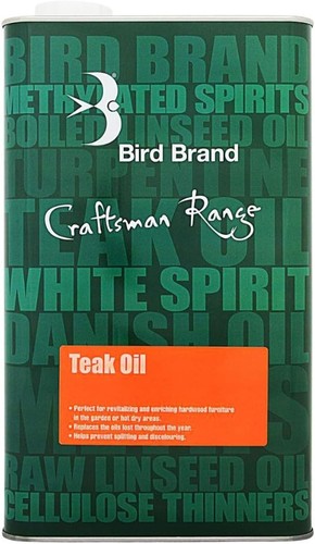 Teak oil protects - protects, seals