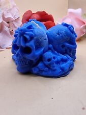 Handmade soy wax skull candle.  Gift, home decoration