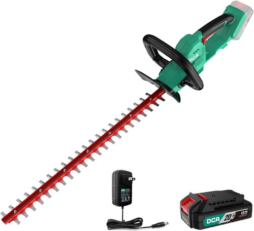 Dca 20v cordless hedge trimmer - cordless,