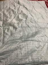 BEDSPREAD Duckegg Faux Silk 273cm x 240cm