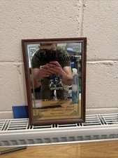 Ballantines scotch whiskey antique advertising Pub mirror late 1960's