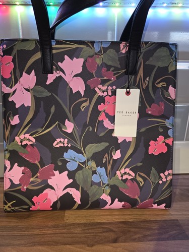 Ted baker black lariaa tote - black,