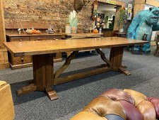 Large Oak Dining Table Antique