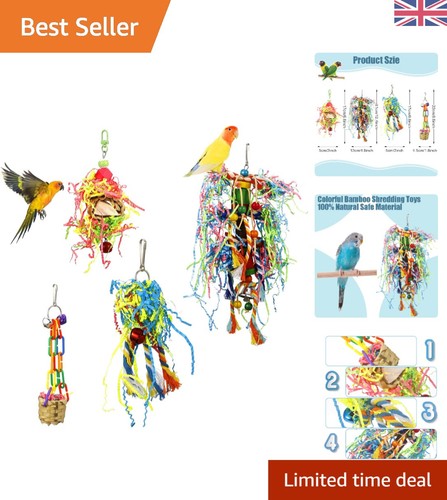 Pack colorful bird shredding - pack,