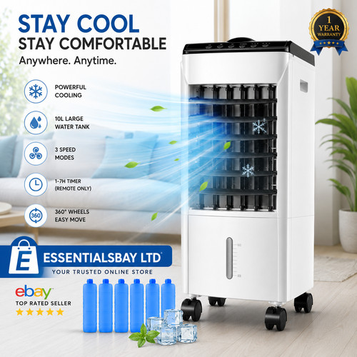 10l portable air cooler fan - 10l,