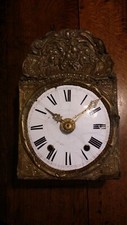ANTIQUE FRENCH COMTOISE MORBIER WALL CLOCK - SPARES REPAIR RESTORATION