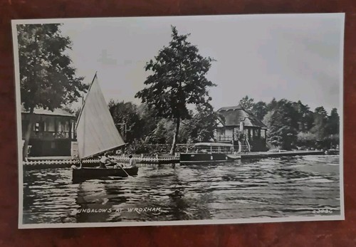 Bungalows wroxham postcard - bungalows,
