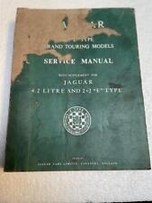 RARE 3.8 ETYPE GT MODEL SERVICE MANUAL THE BIBLE FOR ANY SERIES OWNER E123/8