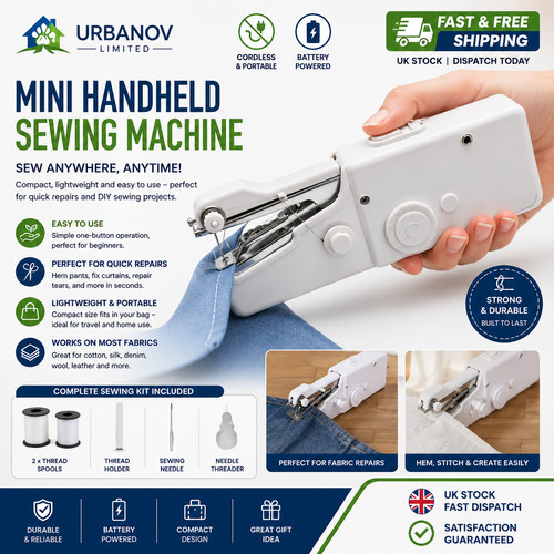 Mini handheld cordless sewing - handheld,