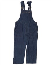 VINTAGE Mens Cargo Dungarees Straight Jeans EU 54 2XL W42 L33 Blue Cotton DB03