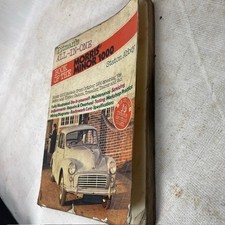 Morris Minor 1000 Workshop