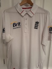 Retro England 2011 Test Cricket Shirt Jersey Adidas Size XL The Ashes Great