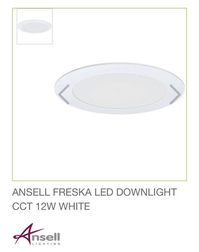 Ansell freska cct downlight - ansell,