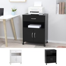 Rolling Printer Stand Vertical