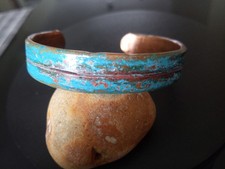 copper bracelet ; bangle #24