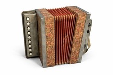 Vintage organetto buttons 2 - organetto,