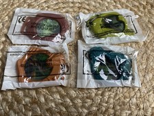 Set of 4 Vintage Logistix Jurassic Park Lost World Kelloggs Cereal Toys 1997