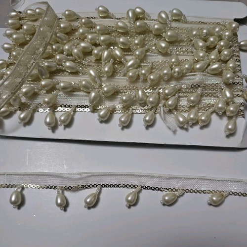 Yard ivory chiffon ribbon - 1,